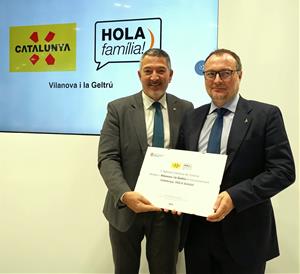 Vilanova i la Geltrú rep la distinció HOLA família! a Fitur