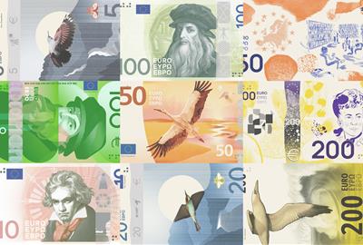 El BCE revela els nous dissenys dels bitllets d'euro i convida la ciutadania a opinar en una consulta pública. ACN