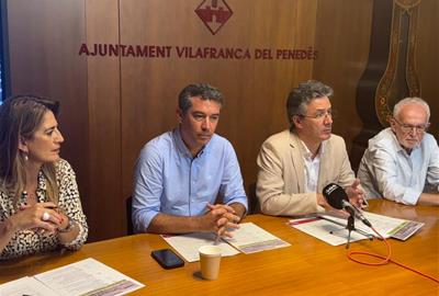 El Penedès celebra la licitació de l’estudi funcional de l’Eix Transversal Ferroviari. Ajuntament de Vilafranca