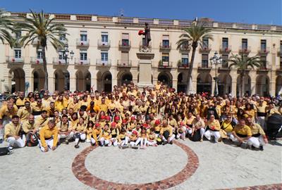 Els Bordegassos de Vilanova a la plaça de la Vila. Maite Gomà