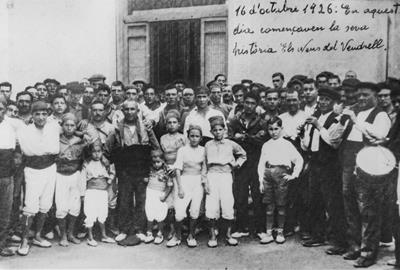 Els Nens del Vendrell el 15 d’octubre de 1926. Isidre Güixens