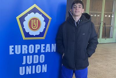 Víctor Cabezas de l'Escola de Judo Vilafranca-Vilanova. Eix
