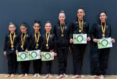 Grup escolar del Gimnàstic Ballerina VNG. Eix