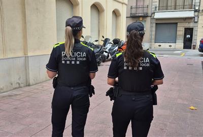 La Policia Local de Sant Sadurní rescata una noia que s’anava a llençar del pont de Joan Sala. Ajt Sant Sadurní d'Anoia