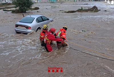 Les pluges deixen uns 140 litres al Vendrell i Torredembarra però en alguns punts es podrien haver superar els 200. Bombers