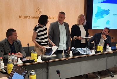 Llum verda a la futura comissaria dels Mossos d'Esquadra de Segur de Calafell. Ajuntament de Calafell