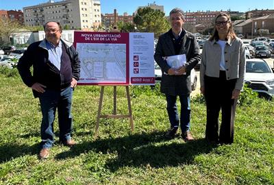 Presentació de la remodelació de l'Eix de la Via. Eix