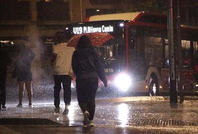 Punts del Baix Ebre, del Garraf i del Baix Llobregat acumulen uns 80 litres de pluja per l'episodi d'aquest dimarts. ACN