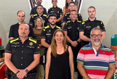 Sant Pere de Ribes incorpora nous agents per reforçar la Policia Local i augmentar la presència al carrer. Ajt Sant Pere de Ribes
