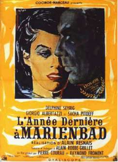 Cartell de L'ANNÉE DERNIÈRE À MARIENBAD