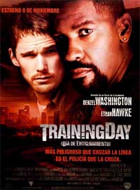 Cartell de Training day (Día de entrenamiento)