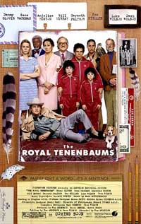 Cartell de Los Tenenbaums. Una familia de genios.