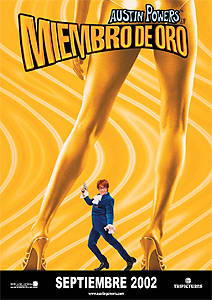 Cartell de Austin Powers en Miembro de Oro