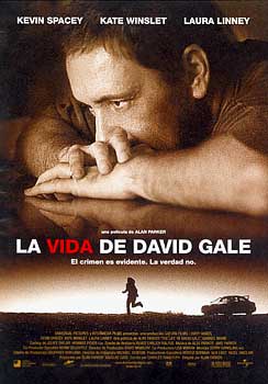 Cartell de LA VIDA DE DAVID GALE 