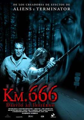 Cartell de KM 666 DESVÍO AL INFIERNO 