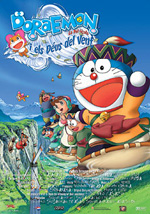 Cartell de Doraemon i els déus del vent