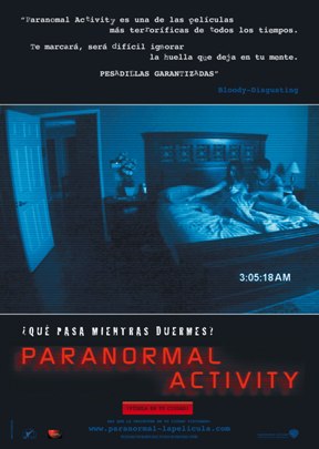 Cartell de PARANORMAL ACTIVITY 