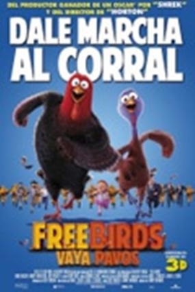 Cartell de FREE BIRDS (VAYA PAVOS)