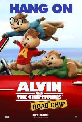 Cartell de ALVIN Y LAS ARDILLAS: FIESTA SOBRE RUEDAS