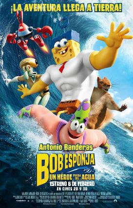 Cartell de BOB ESPONJA: UN HÉROE FUERA DEL AGUA