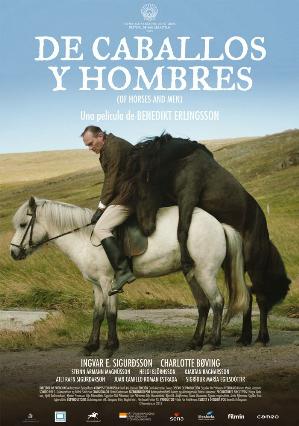 Cartell de DE CABALLOS Y HOMBRES