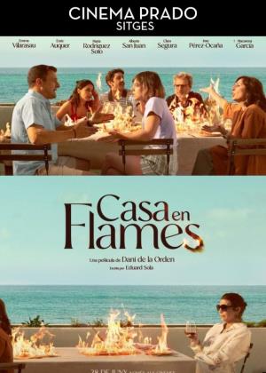 Cartell de CASA EN FLAMES