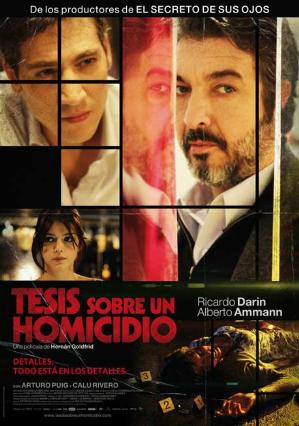 Cartell de TESIS SOBRE UN HOMICIDIO